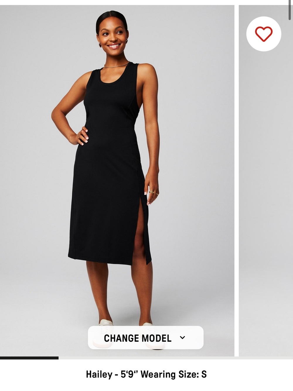 Fabletics cloud Jersey midi dress
